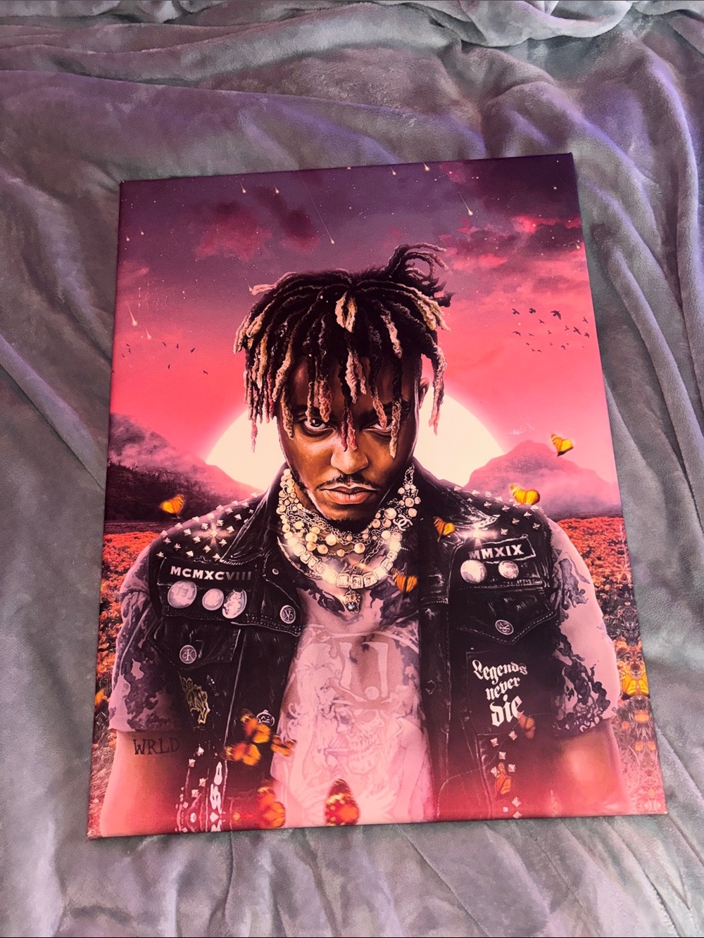 Juice WRLD Canvas Wall Art – “Legends Never Die”